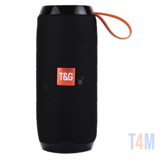 COLUNA PORTABLE SEM FIO BLUETOOTH TG106 PRETO